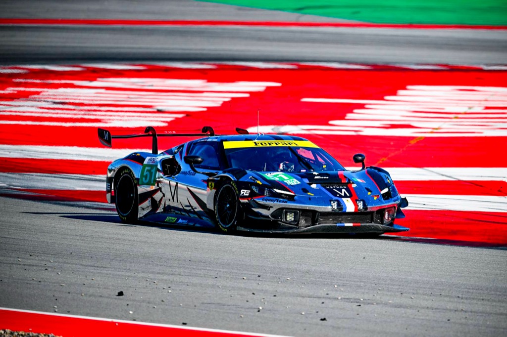 Conrad Laursen tæt på podiet i Barcelona
(Foto: AF Corse)